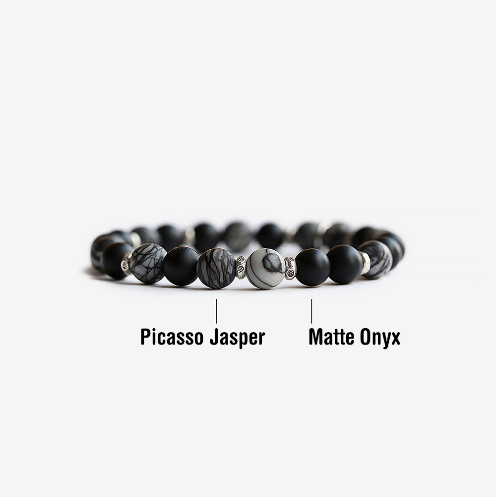 Onyx Picasso Bracelet