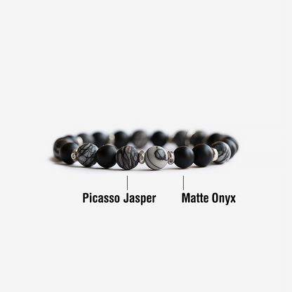 Onyx Picasso Bracelet