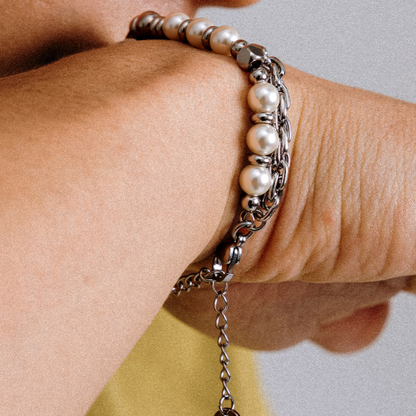 Layered Onyx Bracelet