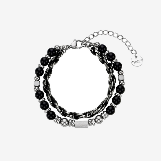 Layered Onyx Bracelet