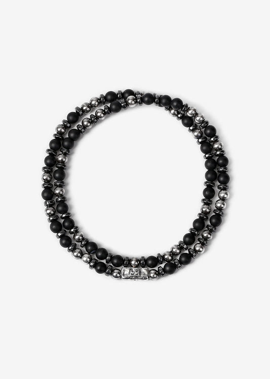Dual Black Onyx Bracelet