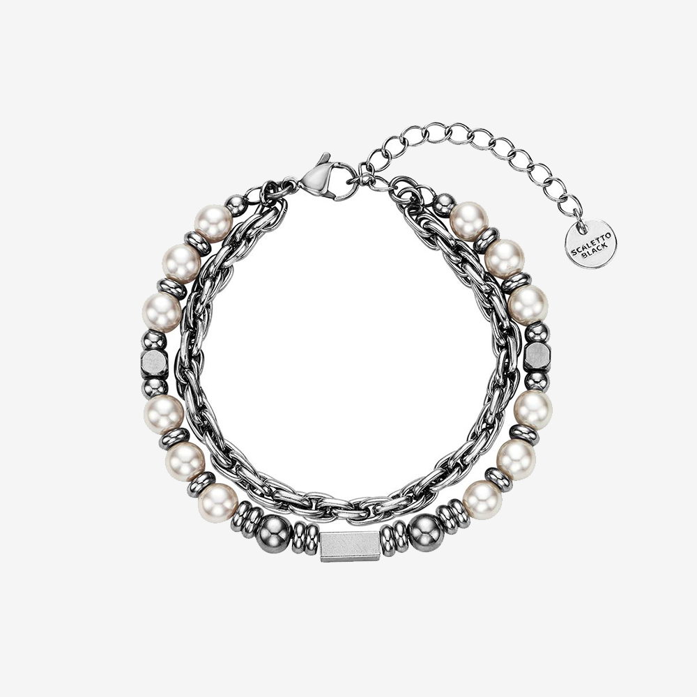 Layered Onyx Bracelet