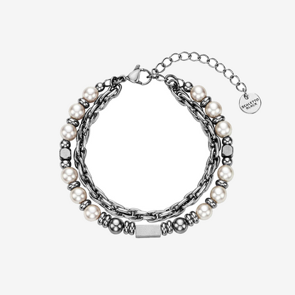 Layered Onyx Bracelet