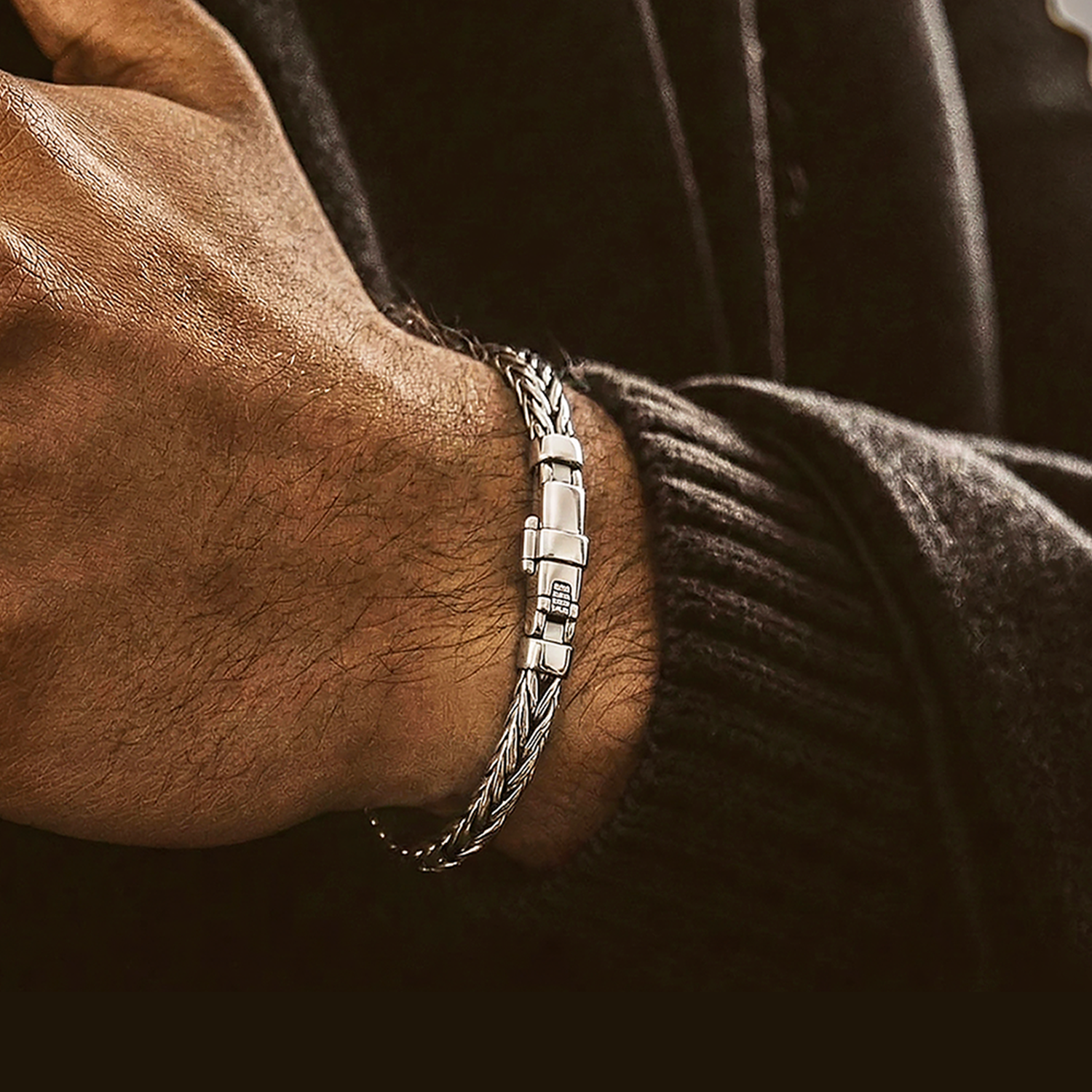 VERO 6MM | Men's 925 Sterling Silver Bracelet Australia – LEESY
